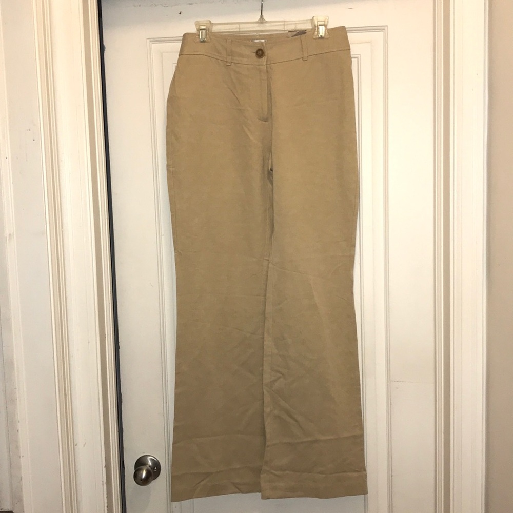 Chico’s Carrollton Marvita British khaki pants